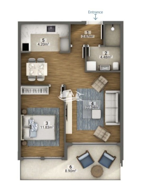 Luxusní apartmán u moře v nejrychleji rostoucí oblasti Černé Hory – investice, která má smysl.