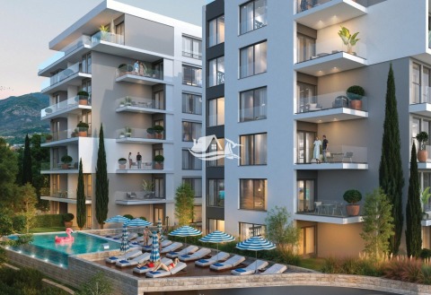 Luxusní apartmán u moře v nejrychleji rostoucí oblasti Černé Hory – investice, která má smysl.